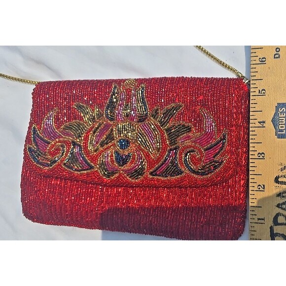 !! La Regale LTD Vintage Women's Handbag Cross Body Purse 8.5" x 5.5" - Picture 5 of 10